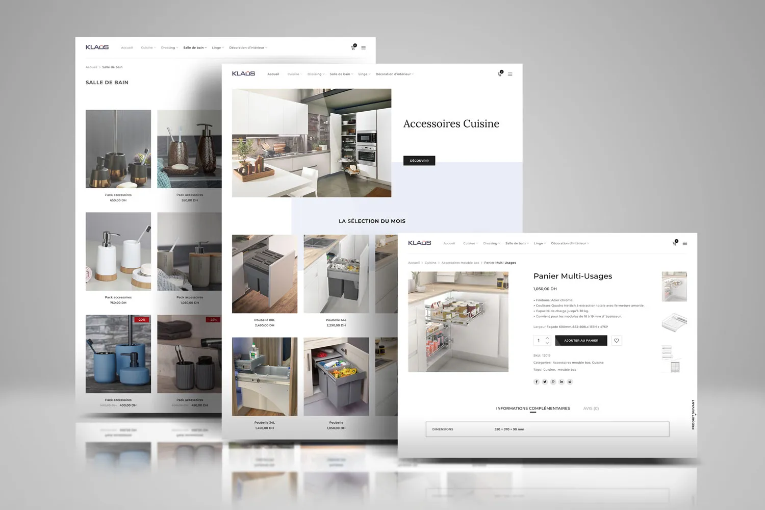KlausMockup création site web