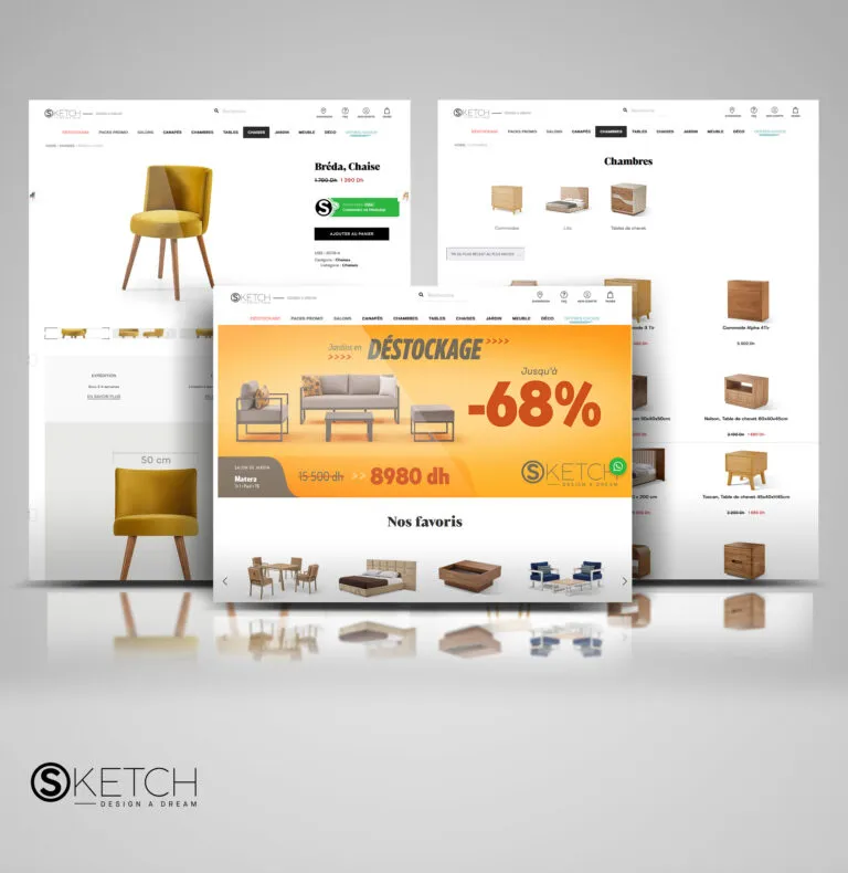 site web E-Commerce