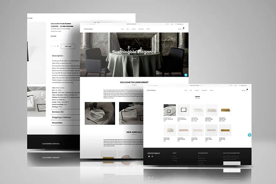 napkin Site web boutique en ligne