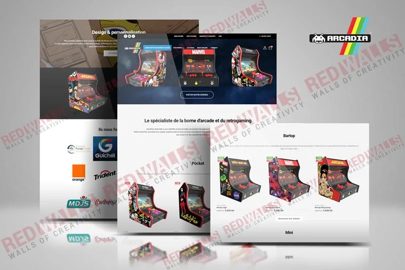 site 3 Création site web e-commerce pour Arcadia Shop