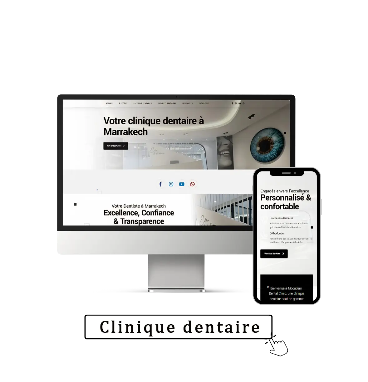 Création site web pour un clinique dentaire