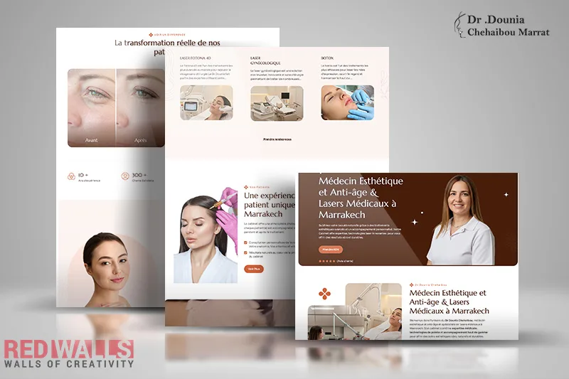 Création d'un site web un cabinet de médecine esthétique