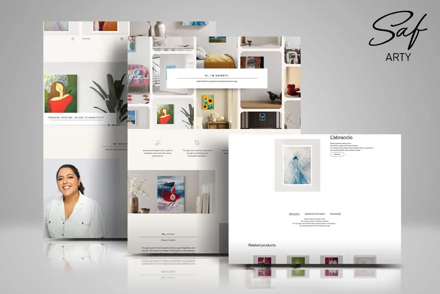 Safarty projet site web Ecommerce
