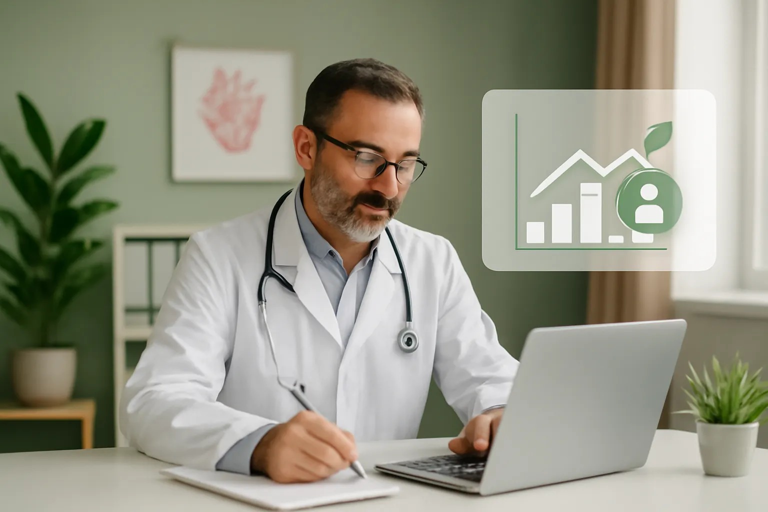 Illustration pour : Comment attirer plus de patients en tant que cardiologue