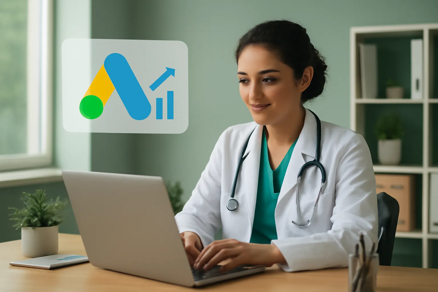 Illustration pour : Google Ads pour clinique médicale : budget et stratégie à Casablanca