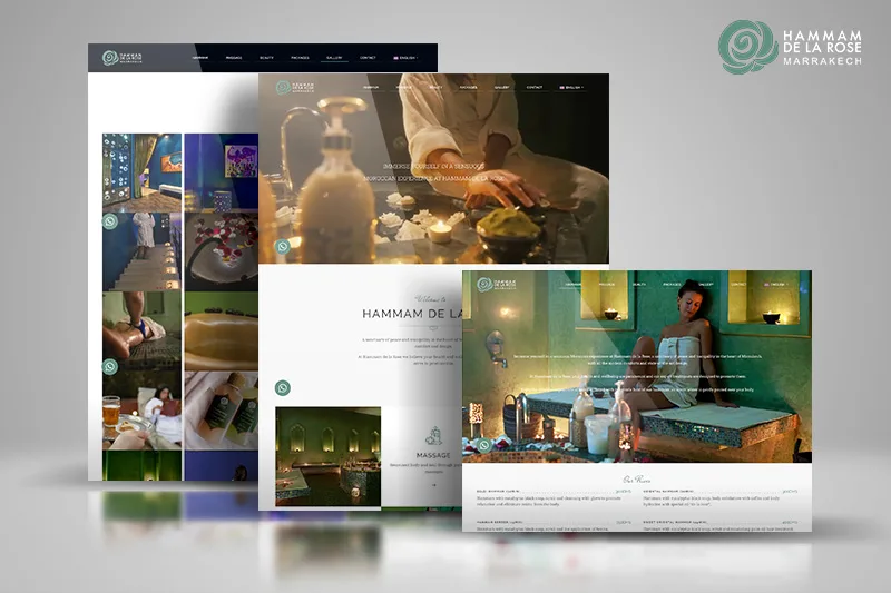 projet siteweb Hammam de larose